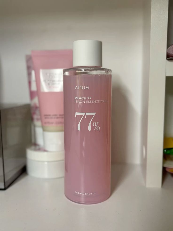 AUNA Peach 77% Niacin Essence Toner 250ml (Jumbo size)