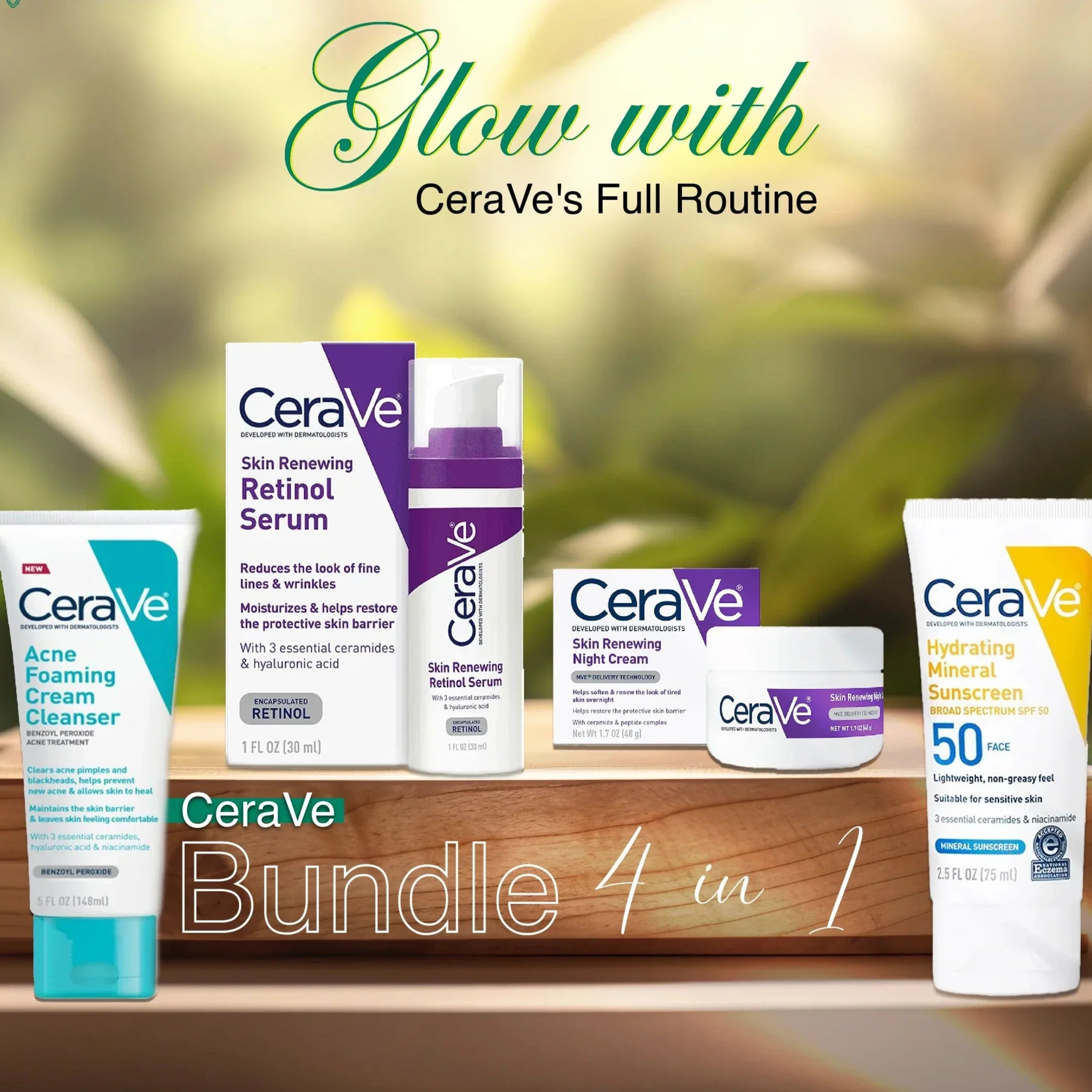 CeraVe 4 in 1 Glow Bundle Kit