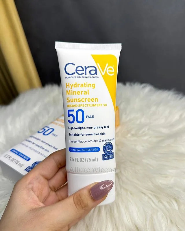 CeraVe Hydrating Mineral Sunscreen SPF 50