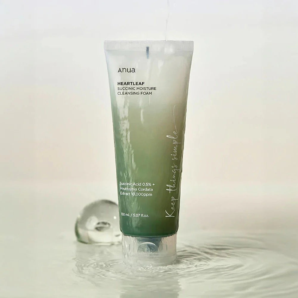 AUNA Heartleaf Succinic Mosturising Foam 150ml