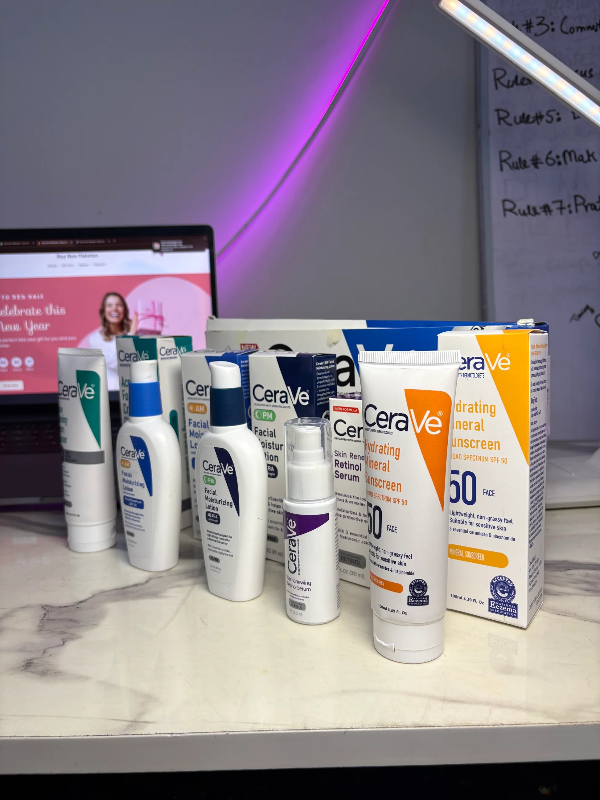 CeraVe Mineral Facial 5 IN 1 Kit ( Your Daily Skin Care)
