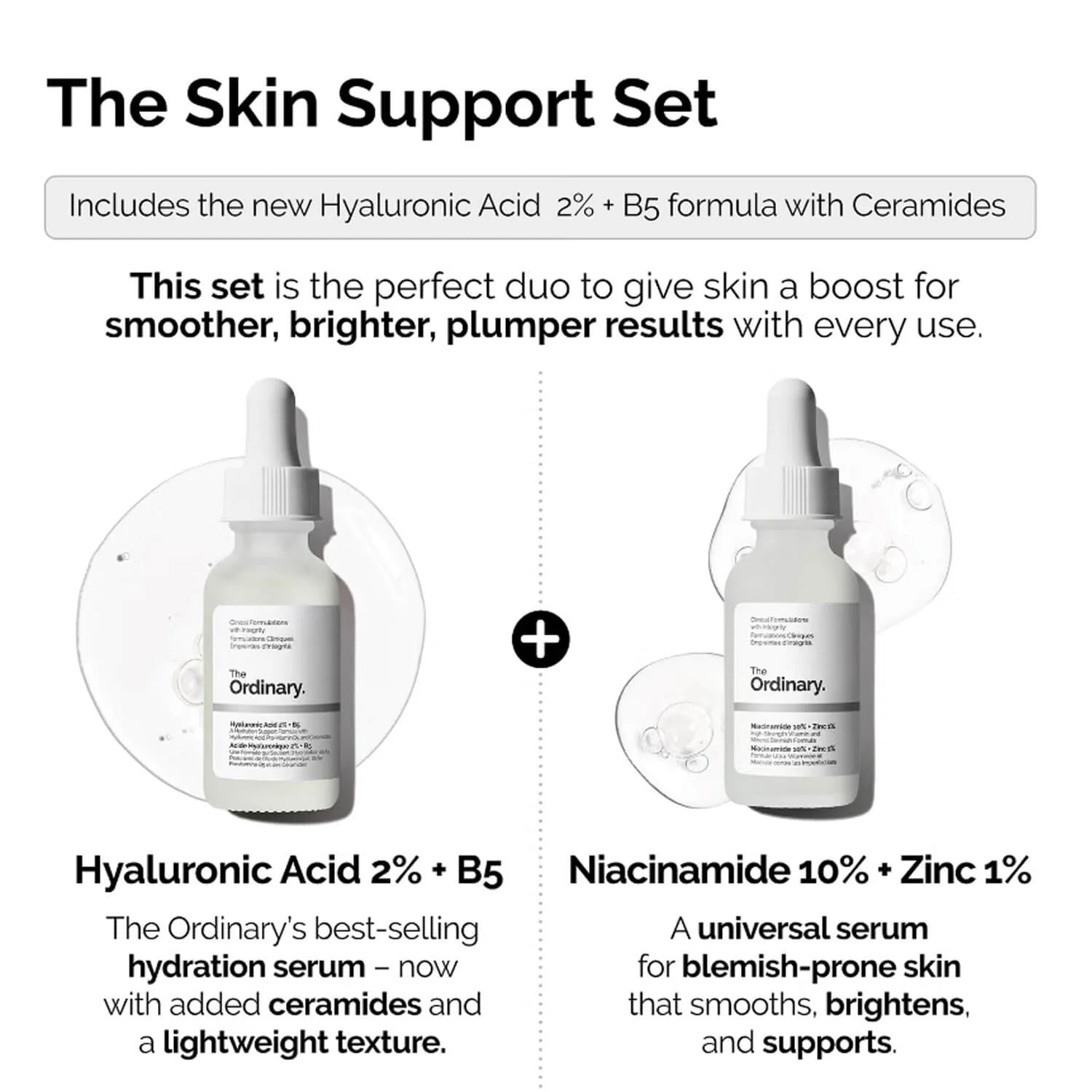 The Ordinary Skin Support Set